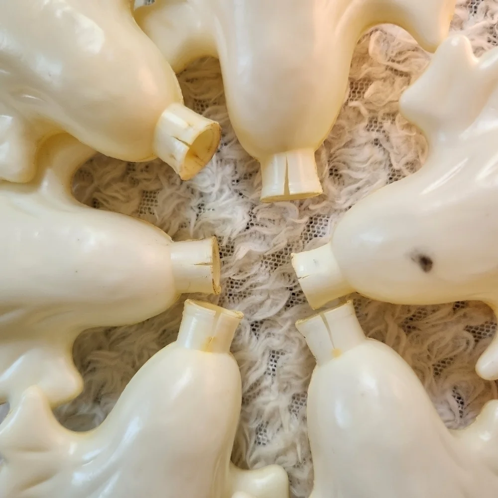 2000s Blow Mold Halloween String Light Ghosts